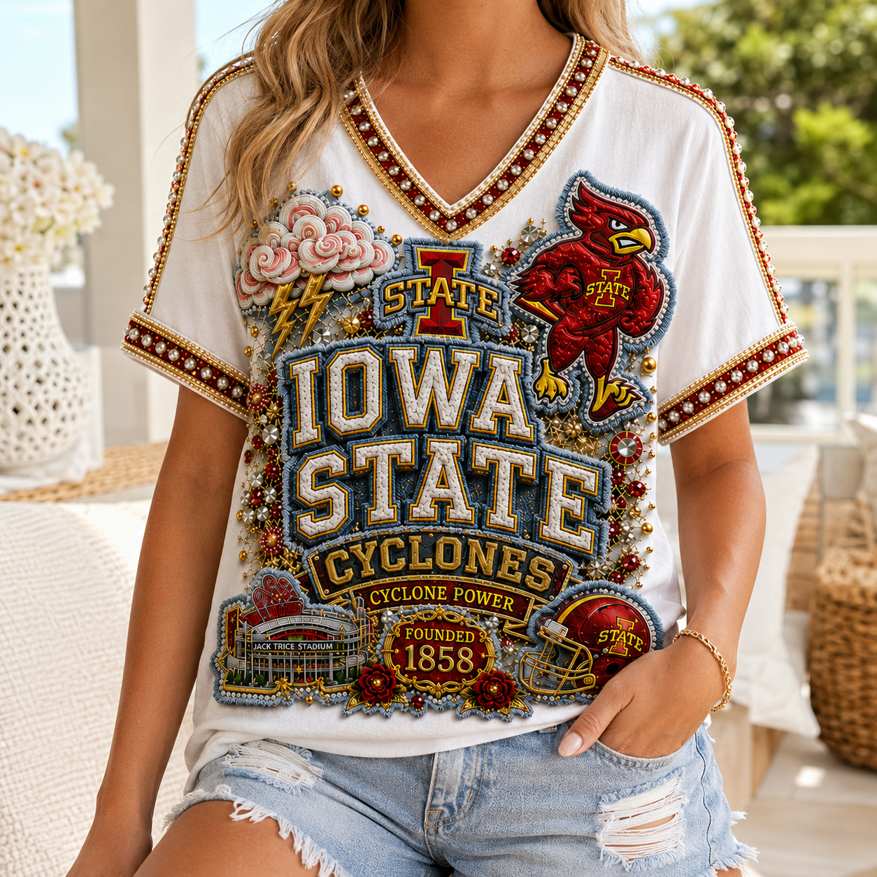Premium ISC V-neck Shirt NPL