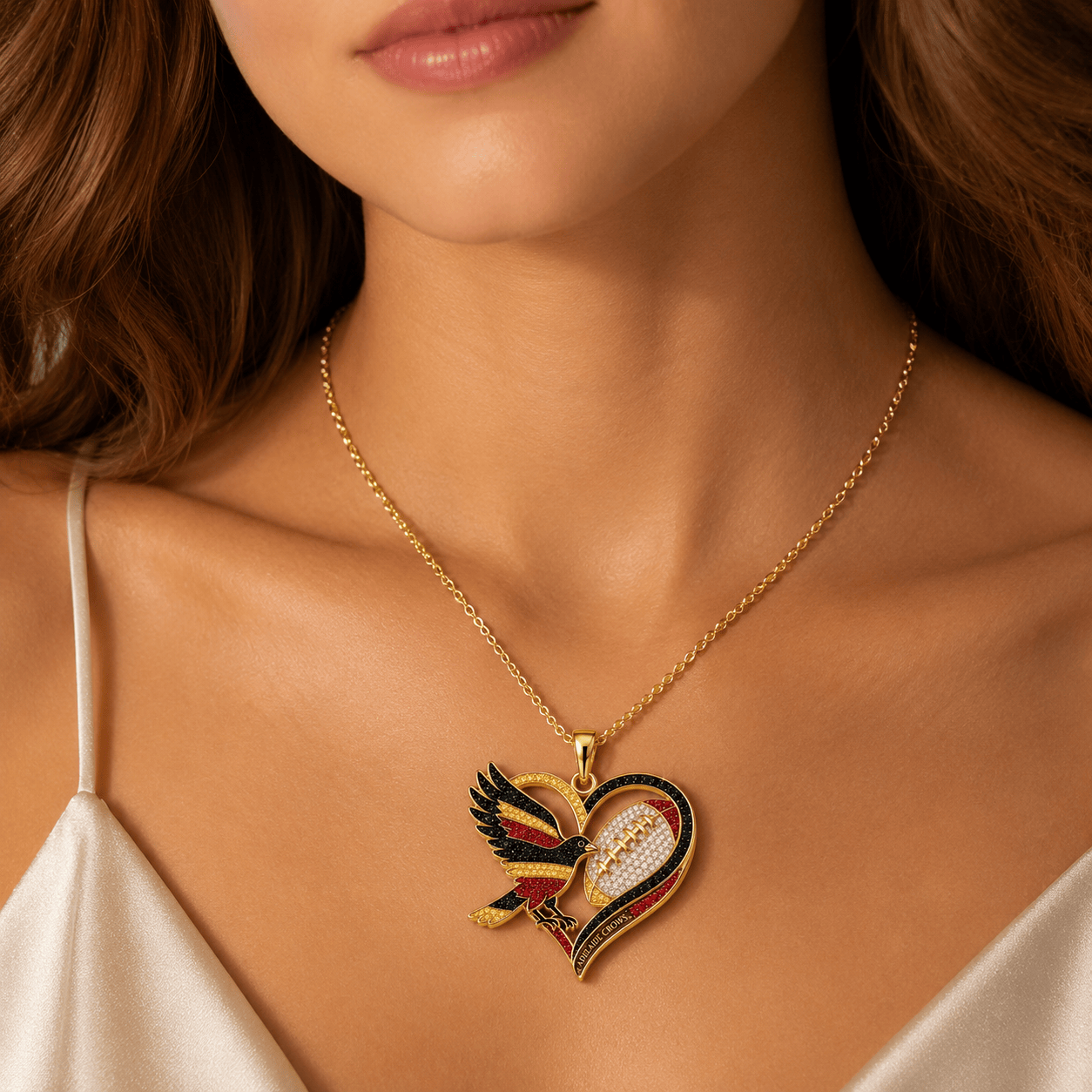ADLC Solid Gold Chain with Diamond Pendant NHVH