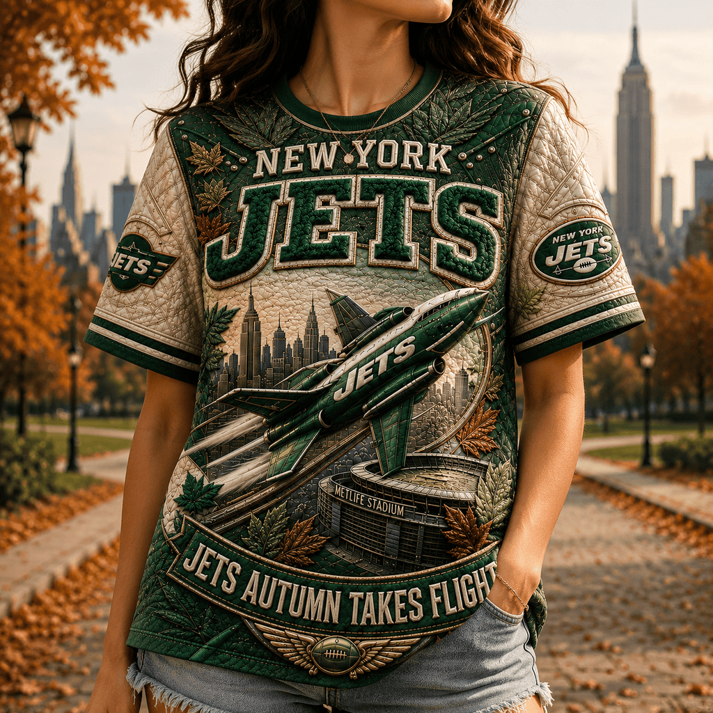 PREMIUM NYJ 3D EMBOSS SHIRT NTB