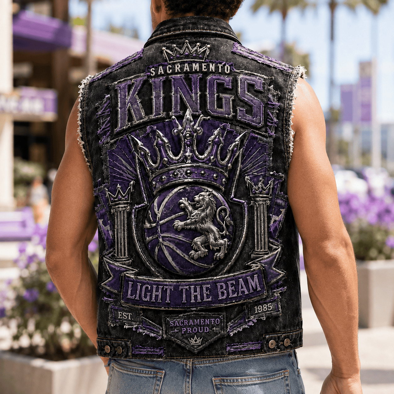 SCRK PREMIUM DENIM VEST NVH